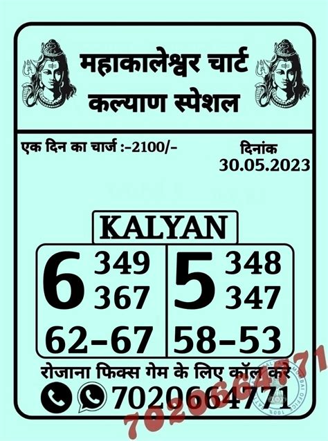 kalyan bazar kalyan|kalyan bazar patrika satta matka.